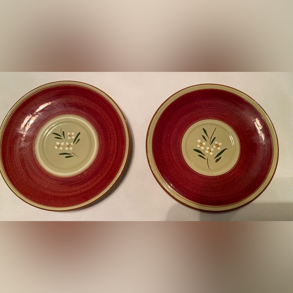 Stangl Pottery 'Magnolia' Flat Cup & Saucer Set  (Set 4) Mid Century Modern - Picture 3 of 8